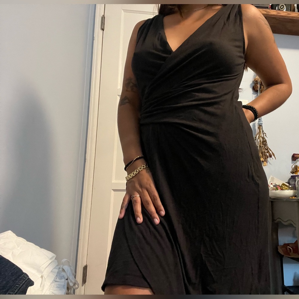 Tommy Bahama Black Midi Dress